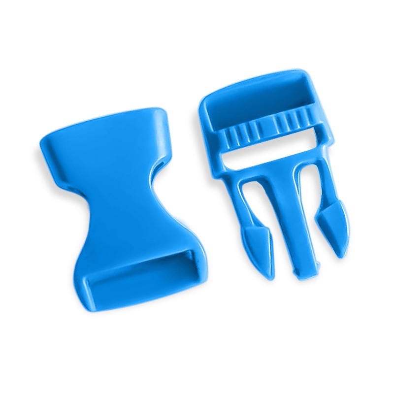 4 Pcs Blue Side Release Plastic Buckles 3/4 Inch (20mm)