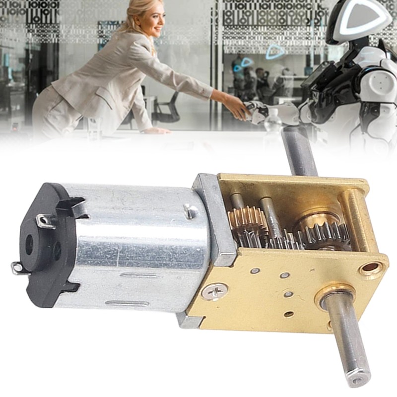 Double Shaft Worm Gear Motor DC12V 381RPM Micro DC Gear