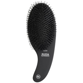 Expert Care Curve Boar&Nylon Bristles Matt Black