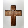 Skeeter's Row Handcrafted Wooden Cross with Intricate Carvings – Rustic