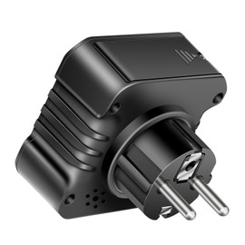 Socket Tester 10A 16A Universal Outlet Detector LCD Backlit Display Voice Polarity Phase Checker AC