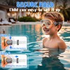 Kids Swim Goggles with Nose Cover -Diving Mask Leak-Proof Design