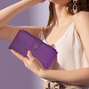 Travelambo RFID Wallet Women Large Size Bifold Multi Card Wallet