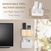 LINFIDITE Adhesive TV Remote Control Holder Wall Mount TV Remote