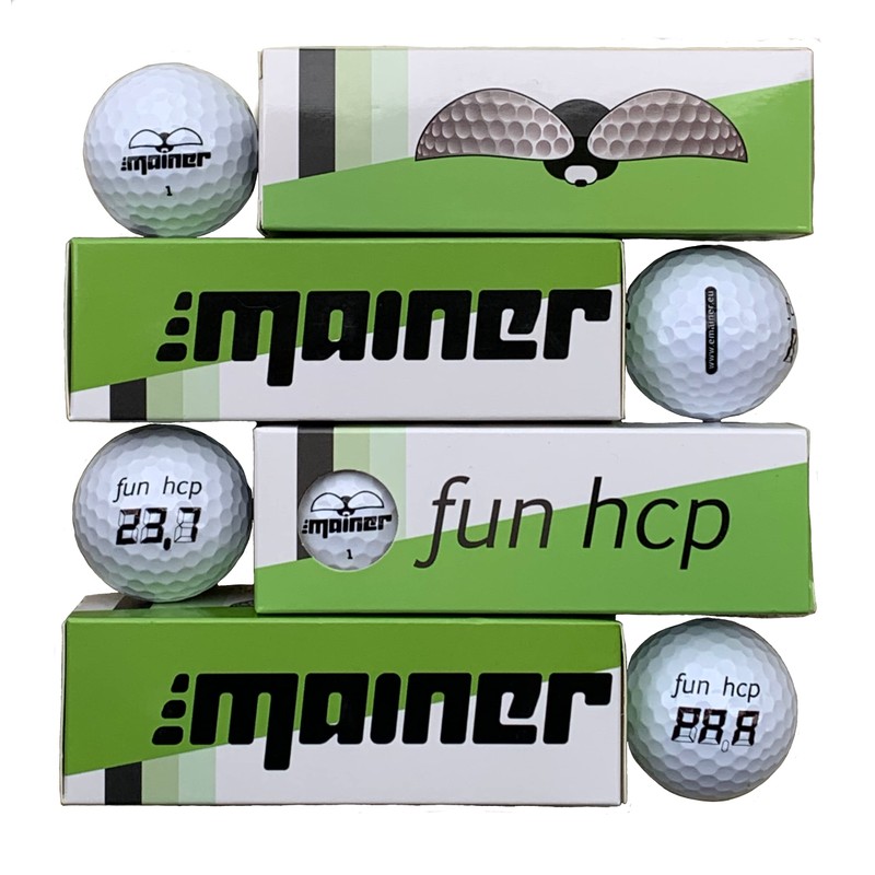 Emainer Golf Ball, 12 Soft Golf Balls with Maximum Range,