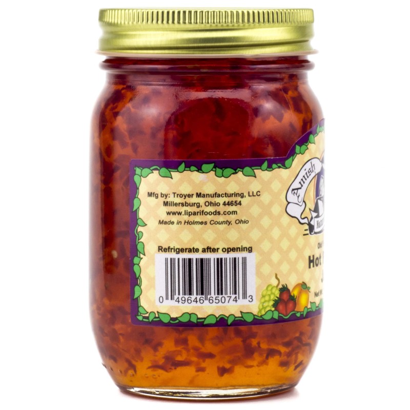 Amish Wedding All Natural Old Fashioned Hot Pepper Jam 18