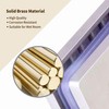 Shower Door Hinges, 180 Degree Glass Door Hinges, Heavy-Duty Brass