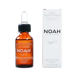 NOAH Hair 5.3 Restructuring Serum – Ylang-Ylang & Linseed Oil, Repairs Dry, Brittle & Damaged Hair, Anti-Frizz, Split End Protection & Shine-Boosting Treatment, SLS-Free, Lightweight Formula, 20ml