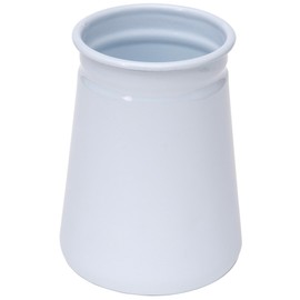 PL キッチンツールスタンド ホーロー ユーテンシルホルダー ホワイト 570 φ11×15.5cm 底φ7.5cm