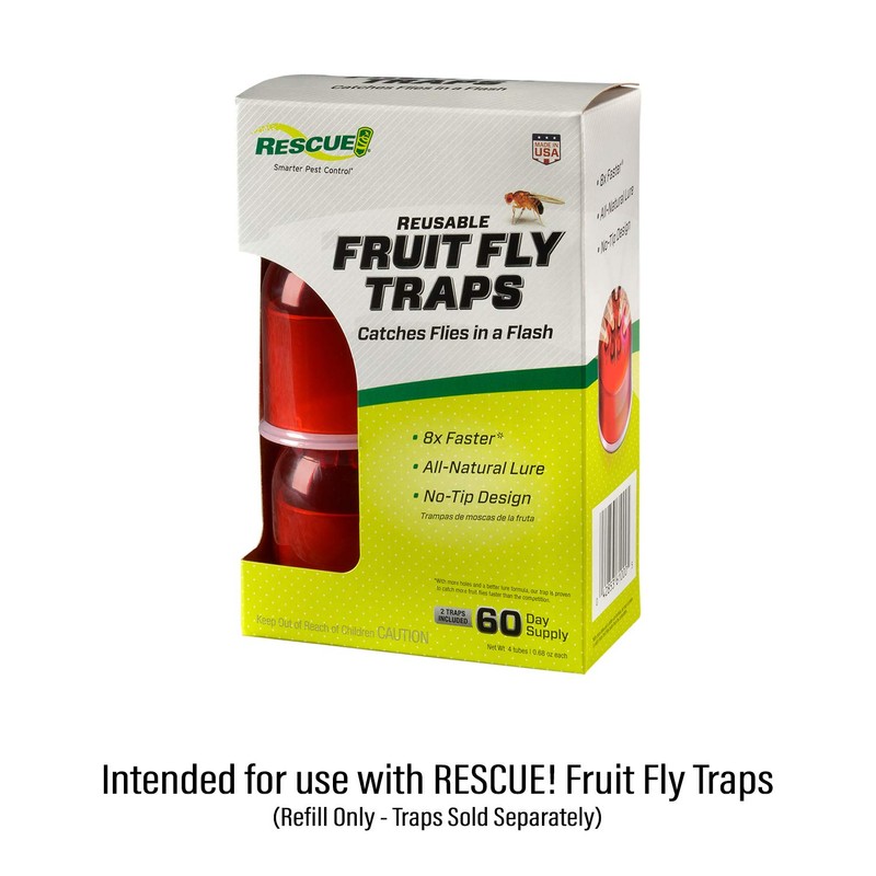 RESCUE! Fruit Fly Trap Bait Refill - 30 Day Supply