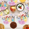 40 suministros de fiesta de princesa incluyen 20 platos, 20