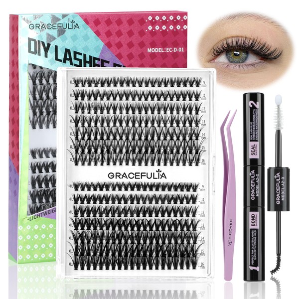 Wispy Lash Clusters 280pcs 30d+40d Individual Lashes 9-16mm Cluster Eyelash