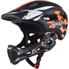 Lixada Kids Full Face Helmet, Detachable Kids Bike Helmet Safety Protection for Cycling Skateboard Scooter