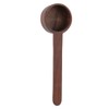 2Pcs Walnut Coffee Bean Measuring Spoon Food Grade Salt Spoon