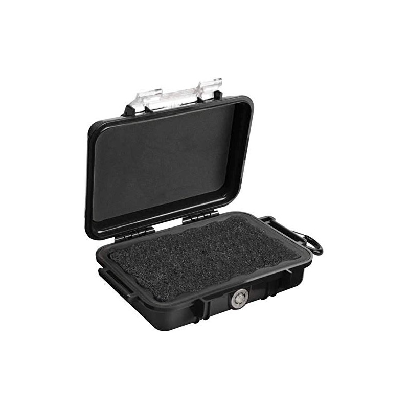 Pelican PELICAN 1020 N Small Waterproof Hard Case (Black/Clear) 1020-025-100