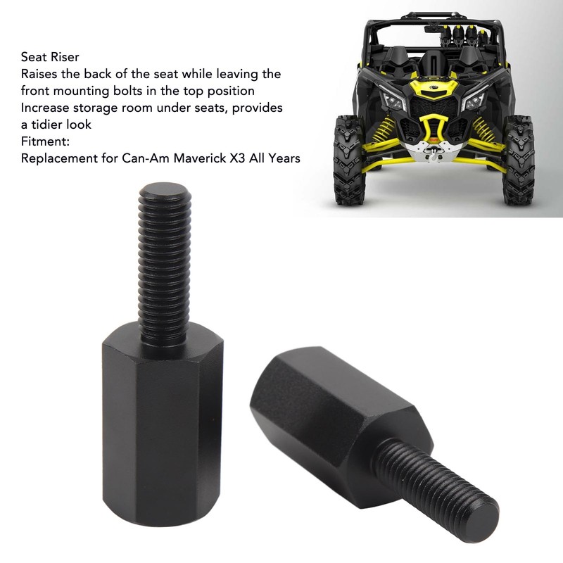 2 Pcs 2in Seat Riser Metal Seat Lift Bracket Set