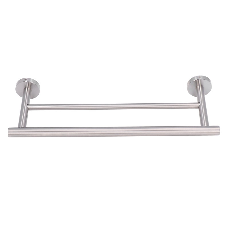 Double Bath Towel Bar Modern Style Stainless Steel Towel Holder