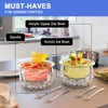 Pebblini 2-Pack Acrylic Dip Bowls,Dip On Ice 16oz Ice Chilled