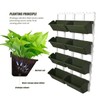 WANLECY 8 Pockets Vertical Planters Indoor Outdoor Living Wall Mounted