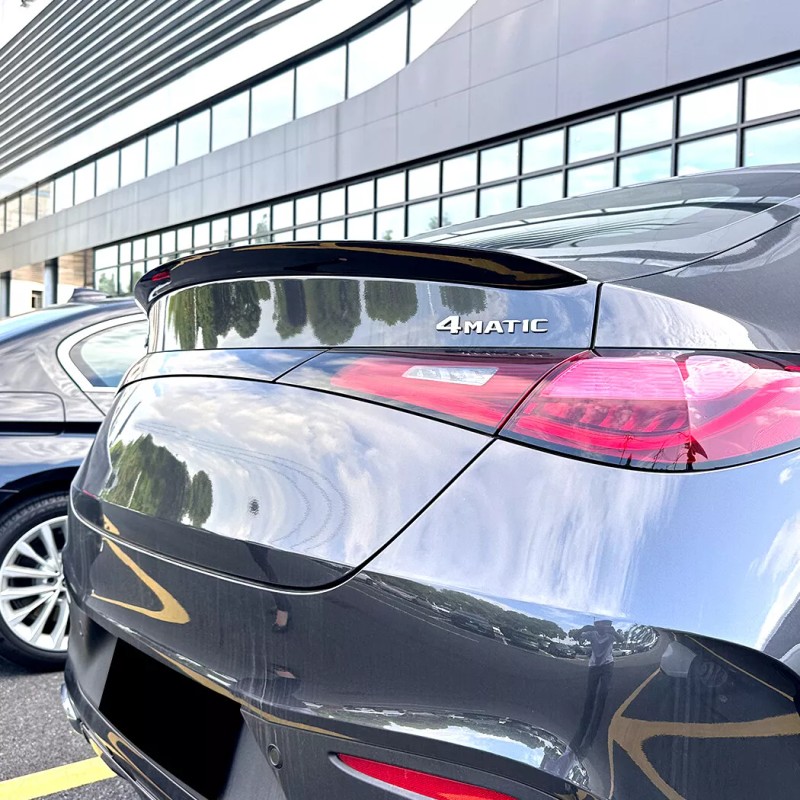 MQ Gloss Black Rear Trunk Spoiler Wing For 2023-2024 Benz