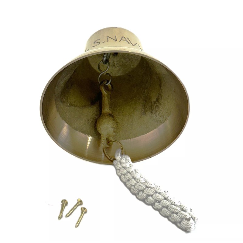 Lotus 8" Brass US Navy Bell Solid Brass Bell with
