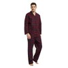 amaxer Men's Flannel Pajamas Set Warm Winter PJs Long Sleeve
