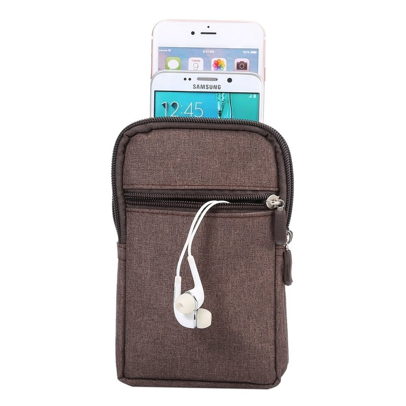 DFVmobile - Universal Multi-Functional Vertical Stripes Pouch Bag Case Zipper
