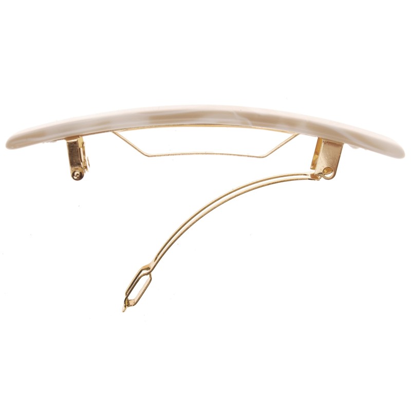 France Luxe Small Luxury Rectangle Barrette - Alba
