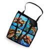 Sea Turtle Pop Art Colorful Drawing Painting Tote Bag