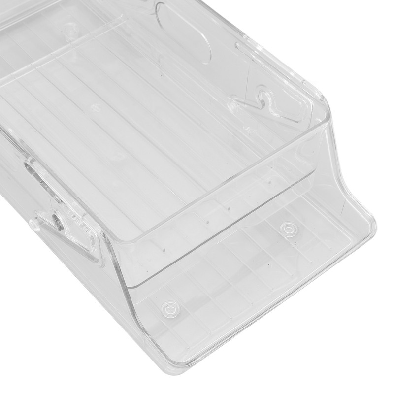 Automatic Rolling Beverage Soda Can Storage Organizer Double Layers Plastic