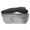 Uterus Warming Waist Belt Dark Gray Adjustable Thick Soft Plush