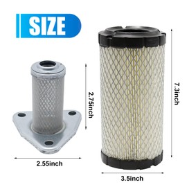 Anxingo ST-350 Golf Cart Tune Up Kit Replacement For EZGO TXT ST350 Model, 28463G01 Air Filter 26591G01 Oil Filter BPR4ES Spark Plug