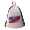 PetriStor Sauna Hat Flag USA - Sauna Hat for Men
