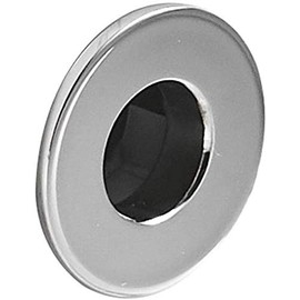 Greenspring Chrome Basin Sink Trim Overflow Cover Brass Insert In Hole Round Caps