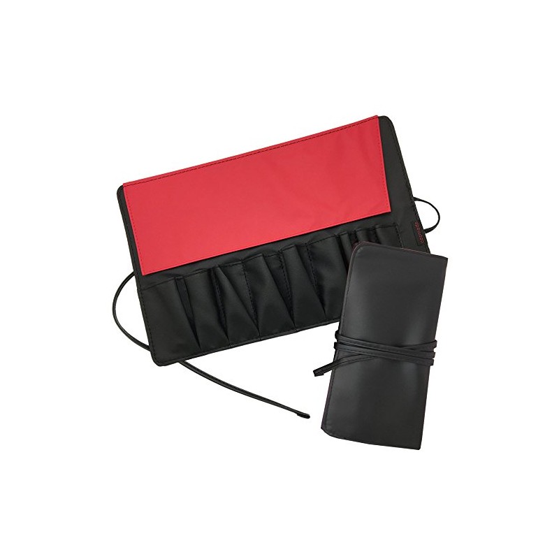 Takumi no Makeup Brushes Cosmetics Hall Makeup Brush Case, Red,