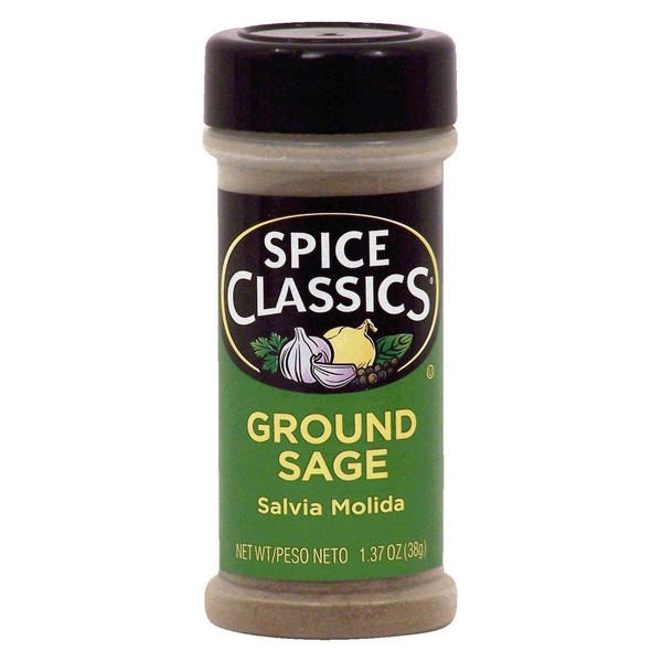 Spice Classics ground sage 1.37-oz., plastic shaker