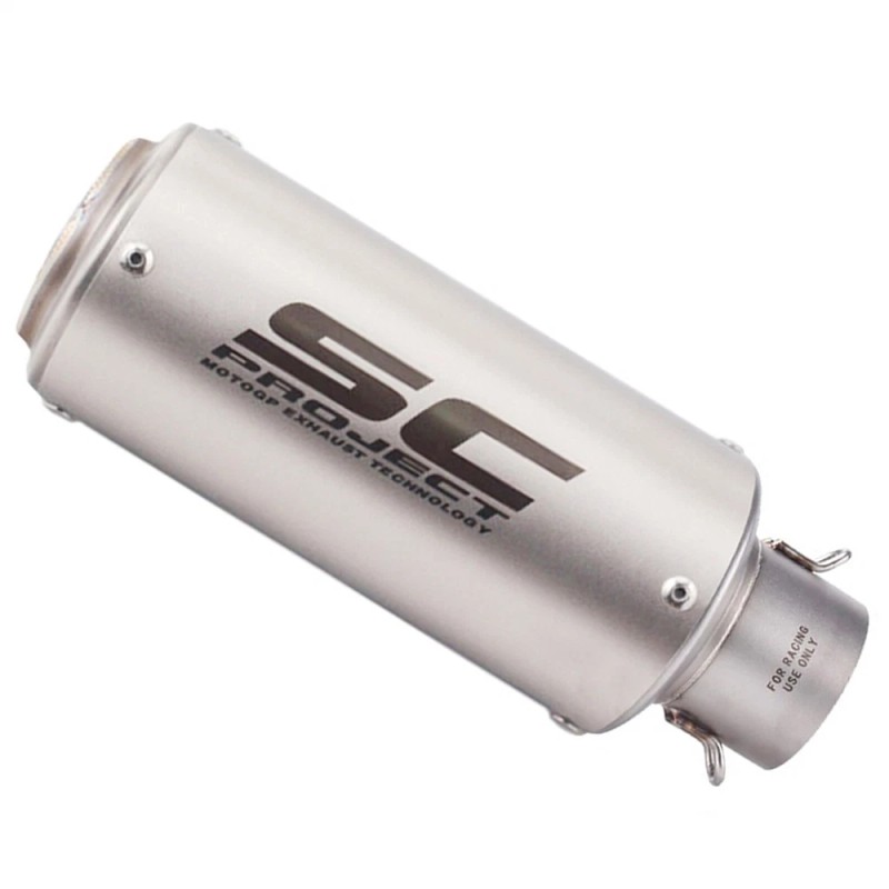 Unbranded Slip-on 51mm 2" Universal Motorcycle Exhaust Muffler Pipe Tail