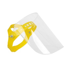 Sharplace Face Adjustable Headband Accessory Lightweight Sturdy Face Guard Visor for Work Kitchen Cooking Weeding Grinding Women, clear