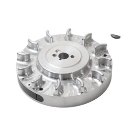 Speedway Billet Flywheel For Predator 196cc, 212cc NonHemi Cast,For Honda GX160 GX200,Advance timing of approximately 32 Degrees Sliver