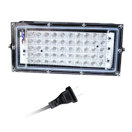 UV Black Light 50W LED Flood Light Waterproof Glowing in The Dark Safe Ultraviolet Lamp for Stage Night Club