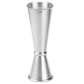 Cocktail Jigger for Bartending - Japanese Double Sided Jigger with Measurements Inside, 2 oz 1 oz Stainless Steel Measuring Jigger