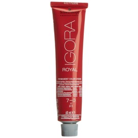 Schwarzkopf Igora Royal Premium Hair Colour, Pack of 1 (60 g) 7-0 Medium Blonde