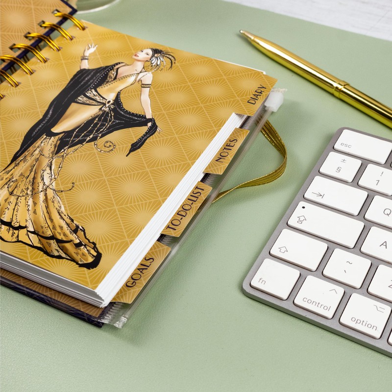 Claire Coxon Art Deco 2026 Organiser Diary | Hardback Weekly