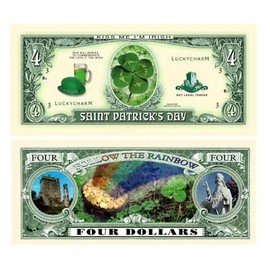 St. Patrick's Day Collectible Bill With Bill Protector