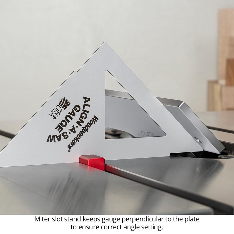 Woodpeckers Align-A-Saw System, Table Saw Alignment & Setup Tool, Saw