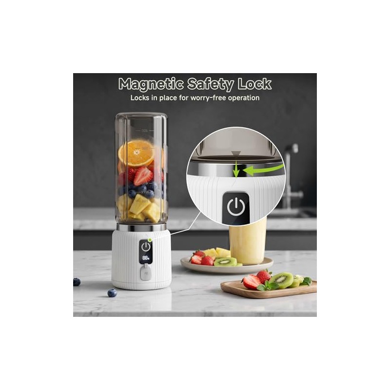 COKUNST Portable Blender for Smoothies and Shakes with LED Display
