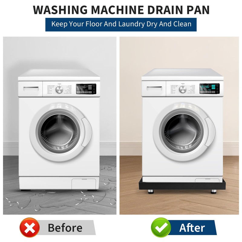 GarveeTech 2025 NEW Heavy-Duty Carbon Steel Washing Machine Pan -