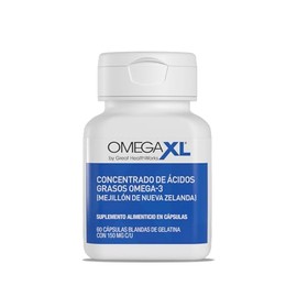 Suplemento de apoyo articular OmegaXL, para alivio - Suplemento muscular natural, aceite de mejillón de labios verdes, capsulas de gel blandas, sin fá