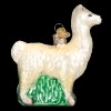 OLD WORLD CHRISTMAS LLAMA GLASS CHRISTMAS ORNAMENT 12284