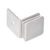 sourcing map Stainless Steel 90 Degree Glass Clamp, 2pcs for
